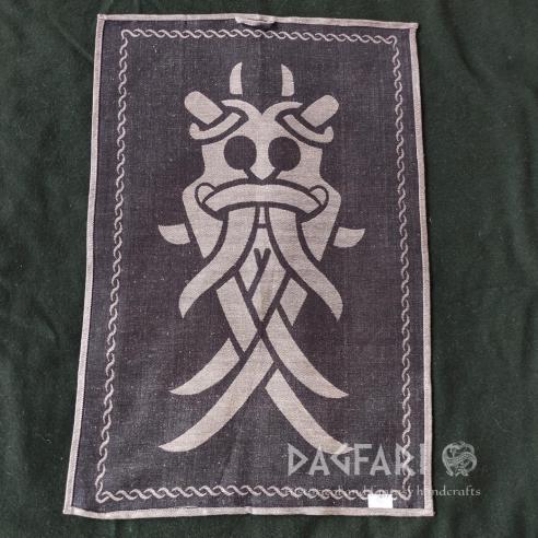 TEA TOWEL LOKI FROM MAMMEN - double-sided woven motif - multiple colors