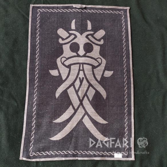 TEA TOWEL LOKI FROM MAMMEN - double-sided woven motif - multiple colors