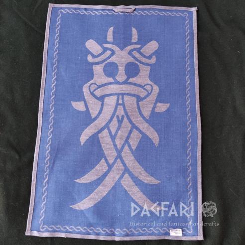 TEA TOWEL LOKI FROM MAMMEN - double-sided woven motif - multiple colors