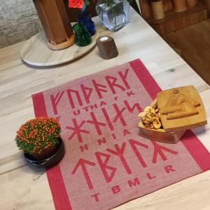 GESCHIRRTUCH WIKINGER FUTHARK doppelseitig gewebtes Motiv – mehrere Farben 2