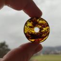 Baltic AMBER BEAD - DONUT, RINGPEARL, DISC - original jewelry