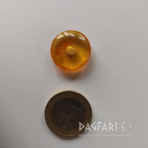 JANTAROVÝ KORÁLEK - Baltský jantar - DONUT, RINGPERLA, DISK - originální šperk