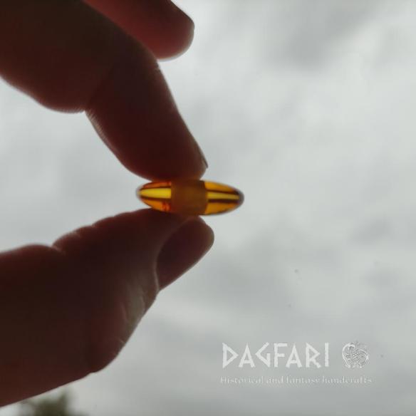 Baltic AMBER BEAD - DONUT, RINGPEARL, DISC - original jewelry