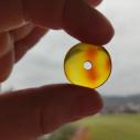 JANTAROVÝ KORÁLEK - Baltský jantar - DONUT, RINGPERLA, DISK - originální šperk