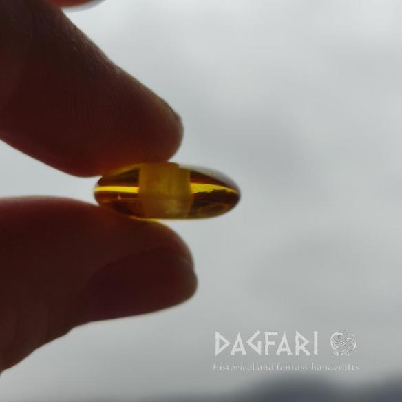 Baltic AMBER BEAD - DONUT, RINGPEARL, DISC - original jewelry