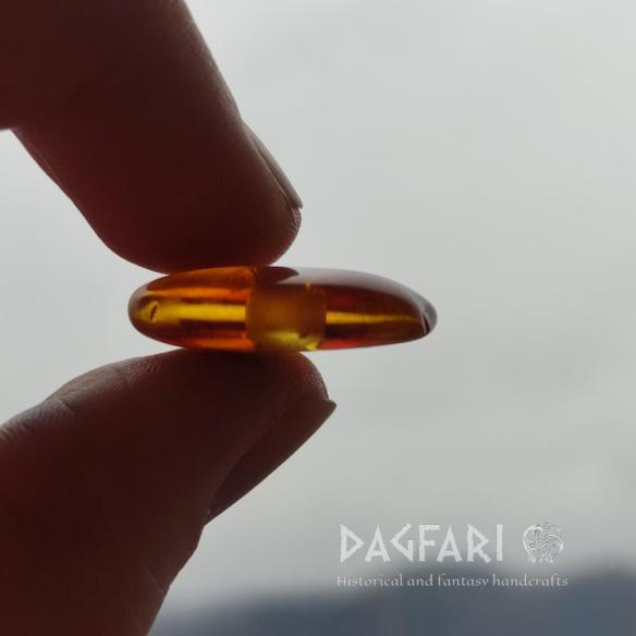 Baltic AMBER BEAD - DONUT, RINGPEARL, DISC - original jewelry