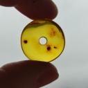 Baltic AMBER BEAD - DONUT, RINGPEARL, DISC - original jewelry
