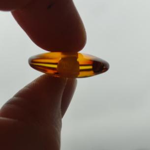 JANTAROVÝ KORÁLEK - Baltský jantar - DONUT, RINGPERLA, DISK - originální šperk 2