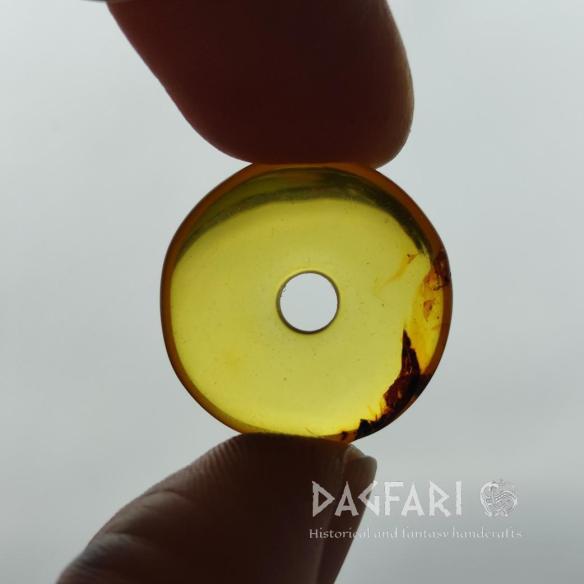 Baltic AMBER BEAD - DONUT, RINGPEARL, DISC - original jewelry