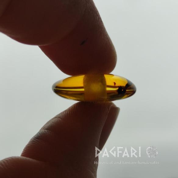 Baltic AMBER BEAD - DONUT, RINGPEARL, DISC - original jewelry