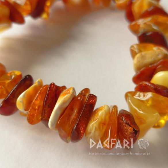 Baltic AMBER extra large pieces - amber bracelet in multiple colors