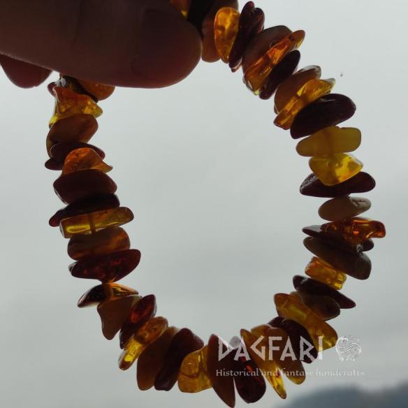 Baltic AMBER extra large pieces - amber bracelet in multiple colors