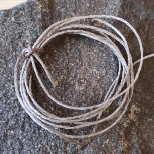 LINEN cord - ideal a string for pendants linen for LIVING HISTORY 1 meter