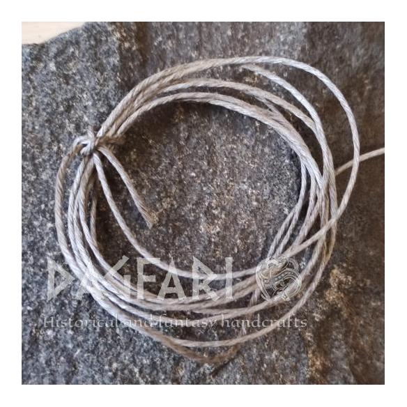 LINEN cord - ideal a string for pendants linen for LIVING HISTORY 1 meter