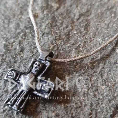 Šňůrka LNĚNÁ - ideální provázek na přívěsky LEN pro LIVING HISTORY - 1 metr