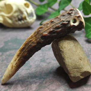 DAGFARI Přívěsek parohová špička NATUR - Přírodní jelení parůžek na krk