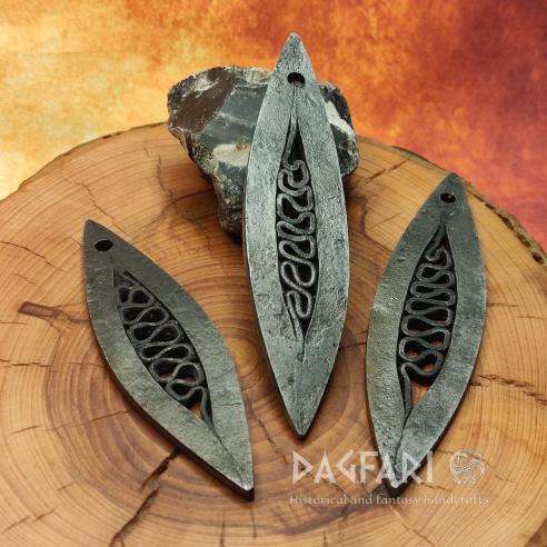 Křesadlo VIKING - Replika ocílka ŠVÉDSKO s vlnovkou, perfektní kovářská práce