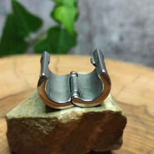 TRIKVETRA - ocelový otevírací korálek do vousů a vlasů, magický keltský symbol 2