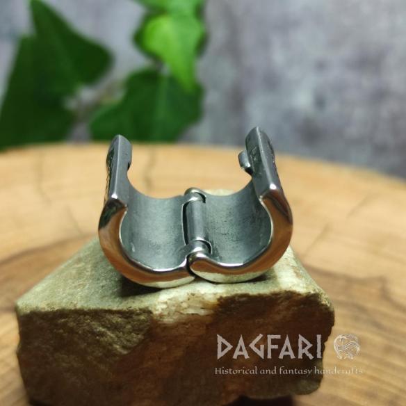 TRIQUETRA – Stahlperle zum Öffnen von Bart und Haaren, magisches keltisches Symbol