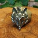 Ocelový přívěsek IRON FOX - amulet moudrá liška, jedinečný design