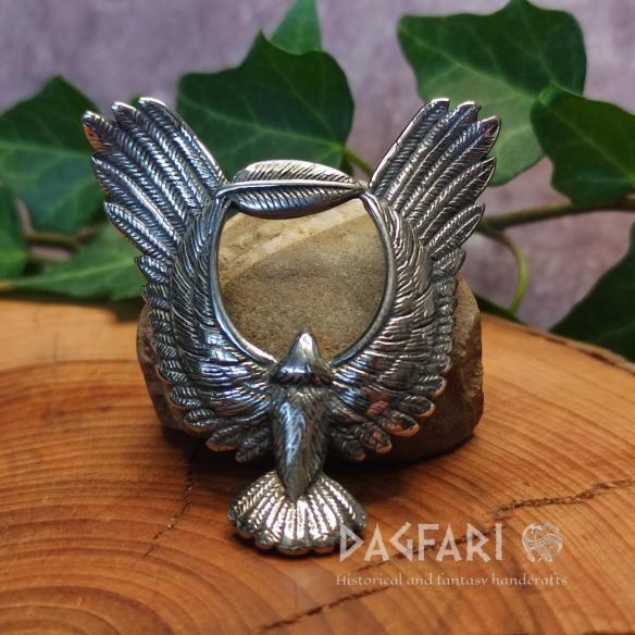 Amulett OREL und Adlerfeder – Medaillon mit Symbolik des Geistes, der Kraft und der Vision