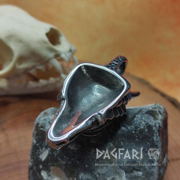DRACHENKOPF – Anhänger mit mächtigem Drachen, Drachenamulett