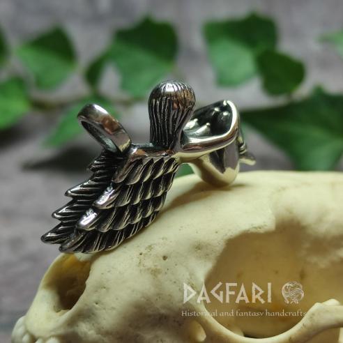 Anhänger Trauriger ENGEL – ein Talisman aus Stahl zu deinem Schutz