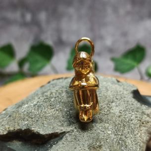 Anhänger Trauriger vergoldet ENGEL – ein Talisman aus Stahl zu deinem Schutz 2