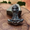 Anhänger Thors Hammer WIKINGERHELM mit Ornamente