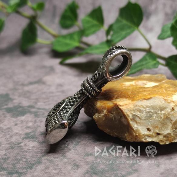 RAGNAR - Thor's hammer with protective symbols, Stainless steel