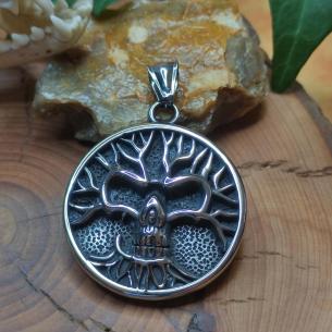 Kulatý medailon STROM LEBEK - symbol smrti, znovuzrození