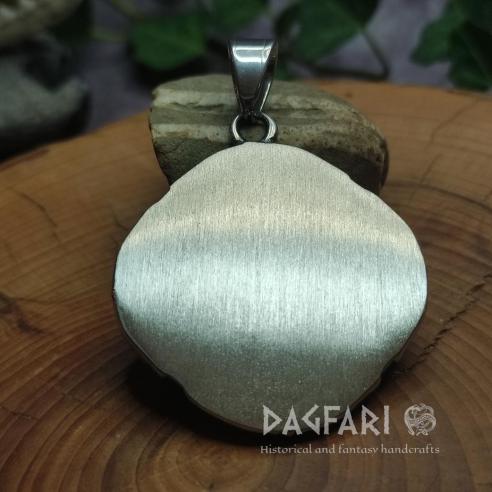 Medaillon Der Heilige GEORG und der Drache – Stahlanhänger für gerechte Beschützer