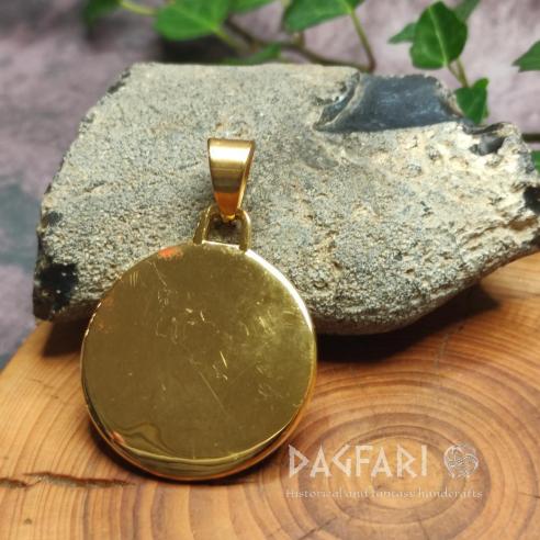 Přívěsek zlacený TEMPLÁŘSKÝ RYTÍŘ - Oblečte si celou Boží zbroj, Boží bojovníci!