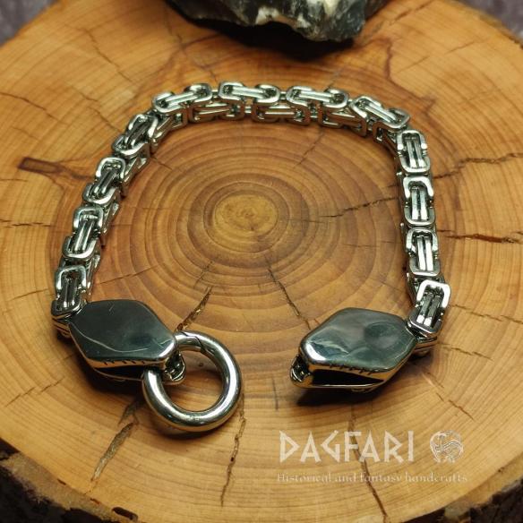 Armband MIDGARDSORMR – Edelstahl-Herrenarmband mit Schlangen