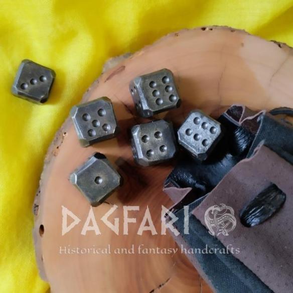 IRON DICE, Handcrafted Steel Dice, Original Metal Dice