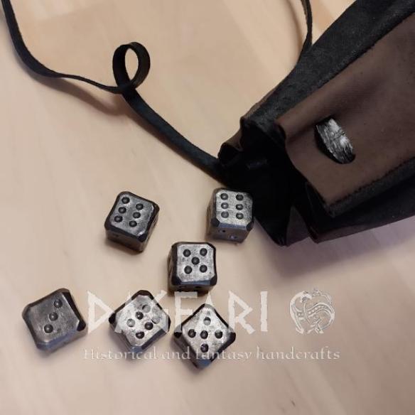 IRON DICE, Handcrafted Steel Dice, Original Metal Dice