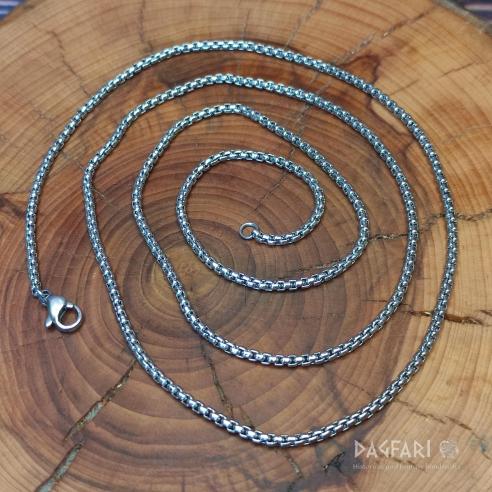 .UNISEX - Kulatý supertenký jemný řetízek z nerezové oceli 1 mm, 40 cm