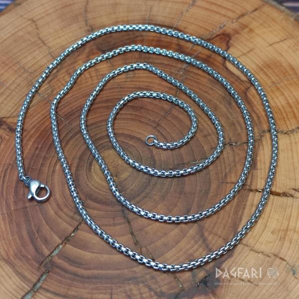 .UNISEX - Kulatý supertenký jemný řetízek z nerezové oceli 1 mm, 40 cm