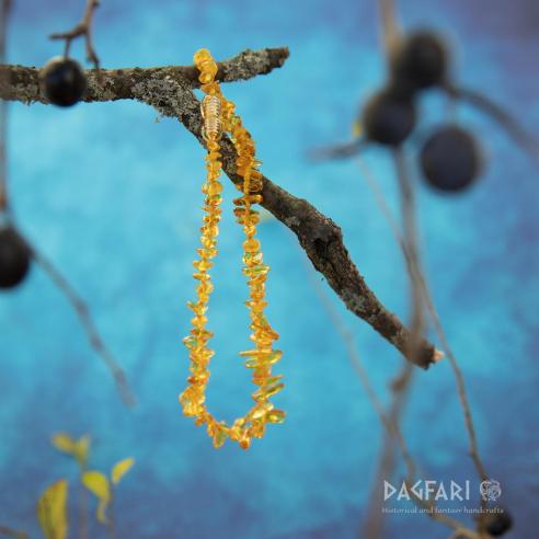 TOP Bernsteinkette, Nature, Kindergröße - Bratlinge - Honig