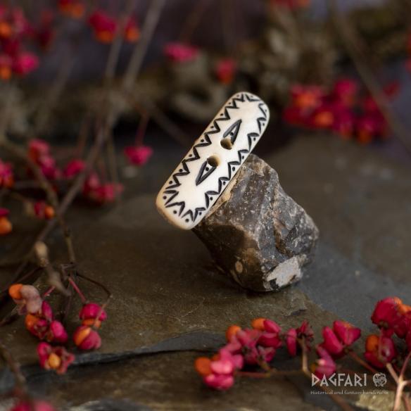 Parohový knoflík Trojúhelníky