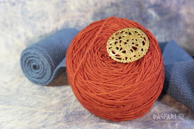 Wikingerbrosche Pitney, England - Messing