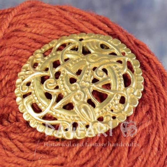 Wikingerbrosche Pitney, England - Messing