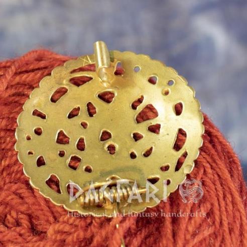 Wikingerbrosche Pitney, England - Messing