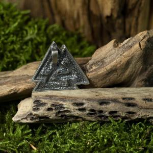 Amulett Valknut, Wotan Symbol - Silber, Ag 925/1000 2