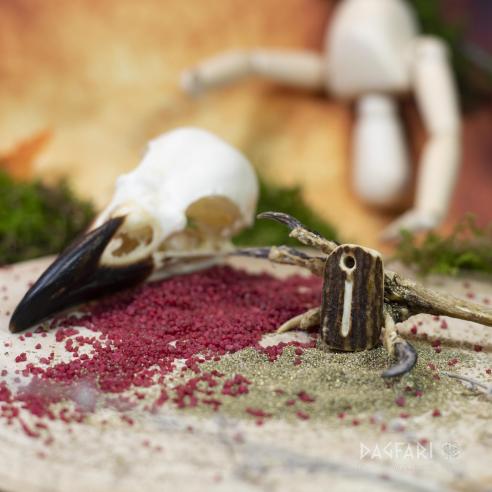 Anhänger "I" in Hirschgeweih geschnitzt