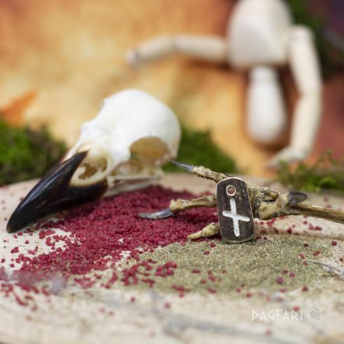 Rune ,,NAUTHIZ" [ n ] - Wikinger-Hirschgeweih-Amulett