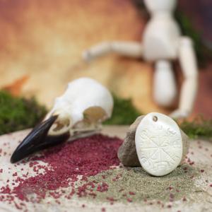 Medailon Vegvísir, jelení paroh - nebarvený 2