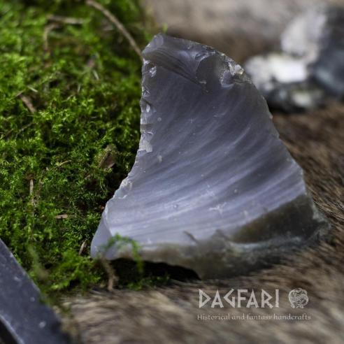 COMPLETE Spark - Fire striker + flint + leather bag