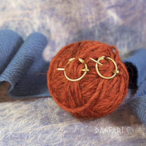 FIbel (Fibula) Kleinere handgeschmiedete Messingschnalle