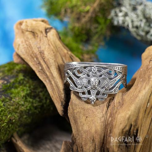 Locket for Viking Sword scabbard Borre - silver plated